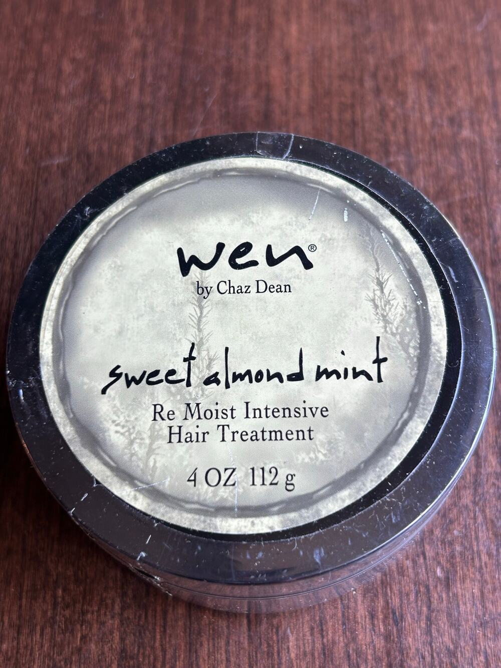 WEN BY CHAZ DEAN SWEET ALMOND MINT RE-MOIST HYDRATING HAIR MASK 4 OZ NB